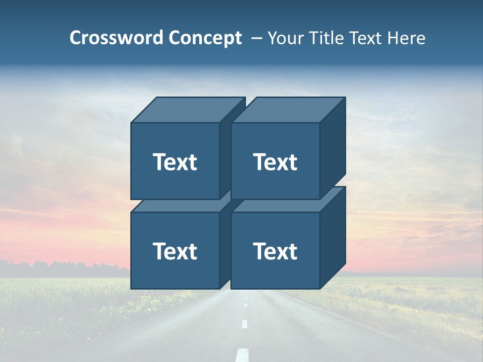 Spring Way Landscape PowerPoint Template
