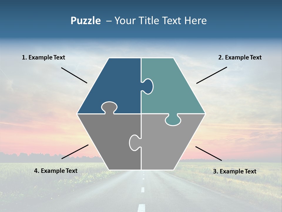 Spring Way Landscape PowerPoint Template