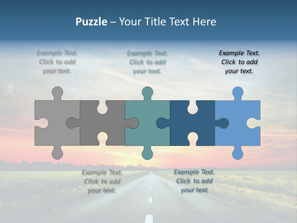 Spring Way Landscape PowerPoint Template