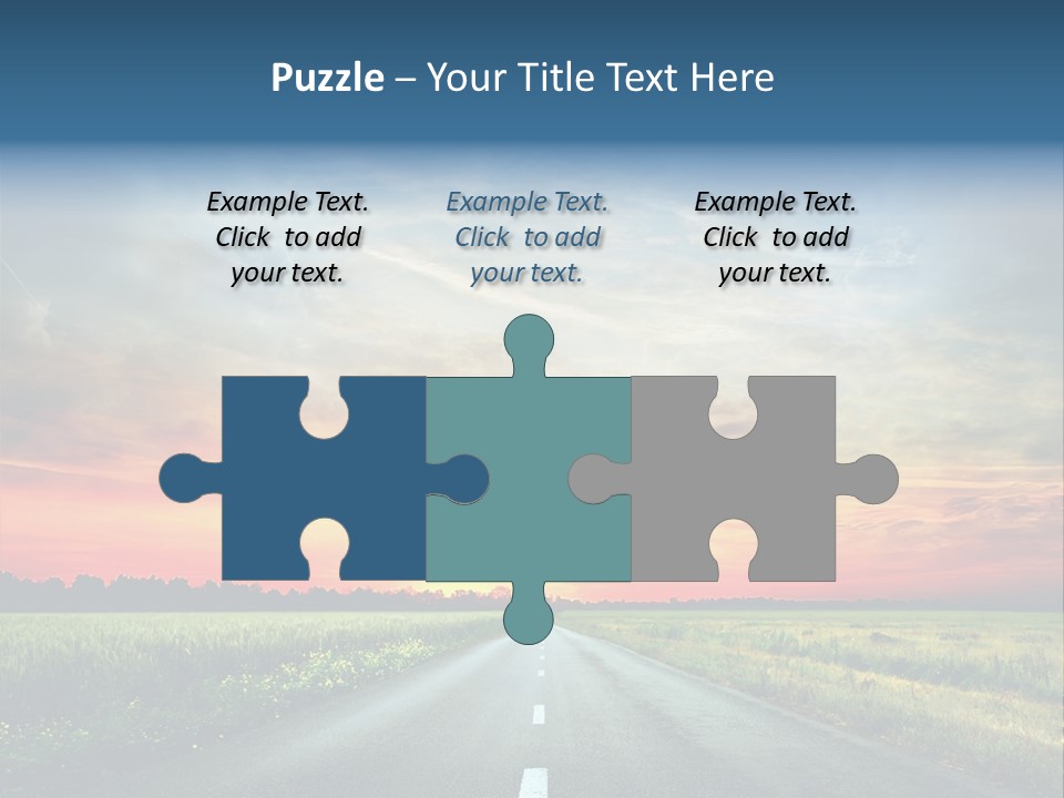 Spring Way Landscape PowerPoint Template