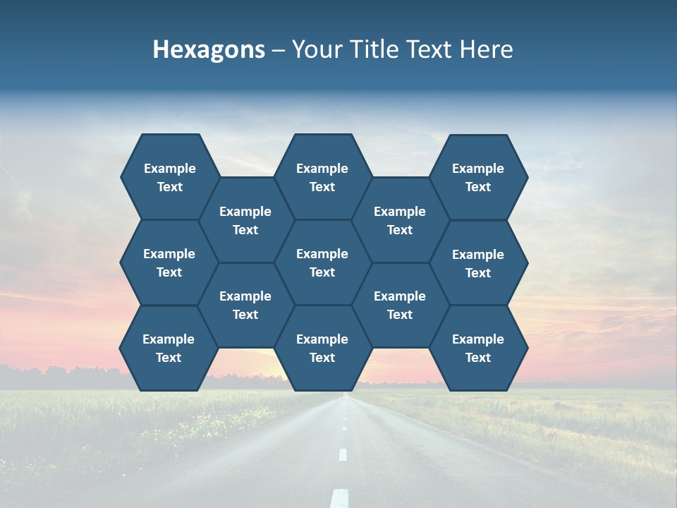 Spring Way Landscape PowerPoint Template