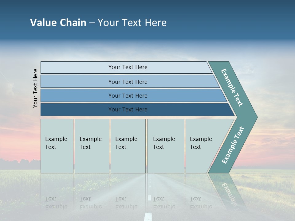 Spring Way Landscape PowerPoint Template