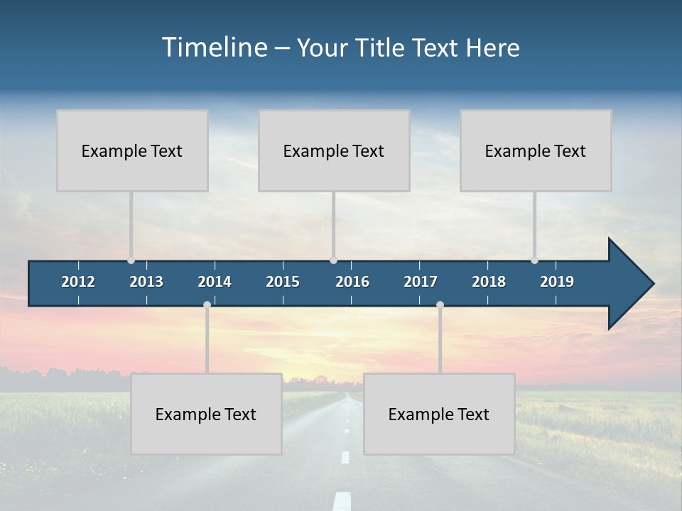 Spring Way Landscape PowerPoint Template