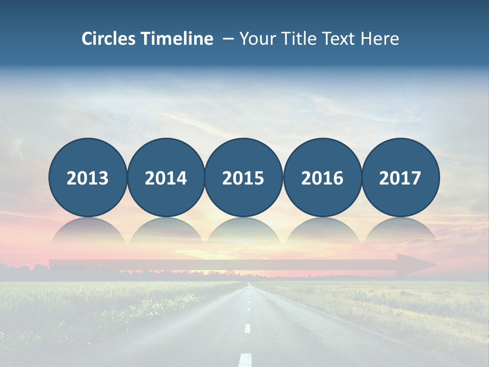 Spring Way Landscape PowerPoint Template