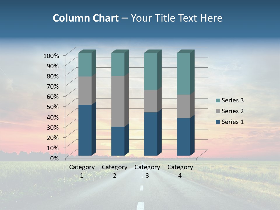 Spring Way Landscape PowerPoint Template