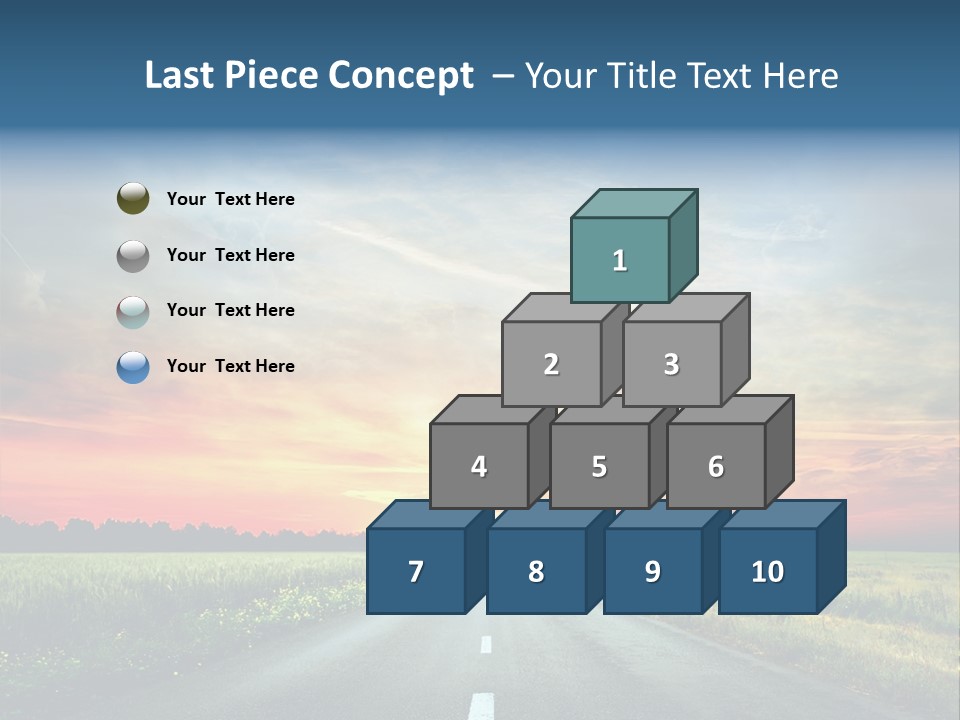 Spring Way Landscape PowerPoint Template