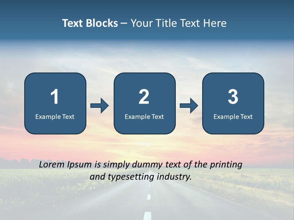 Spring Way Landscape PowerPoint Template