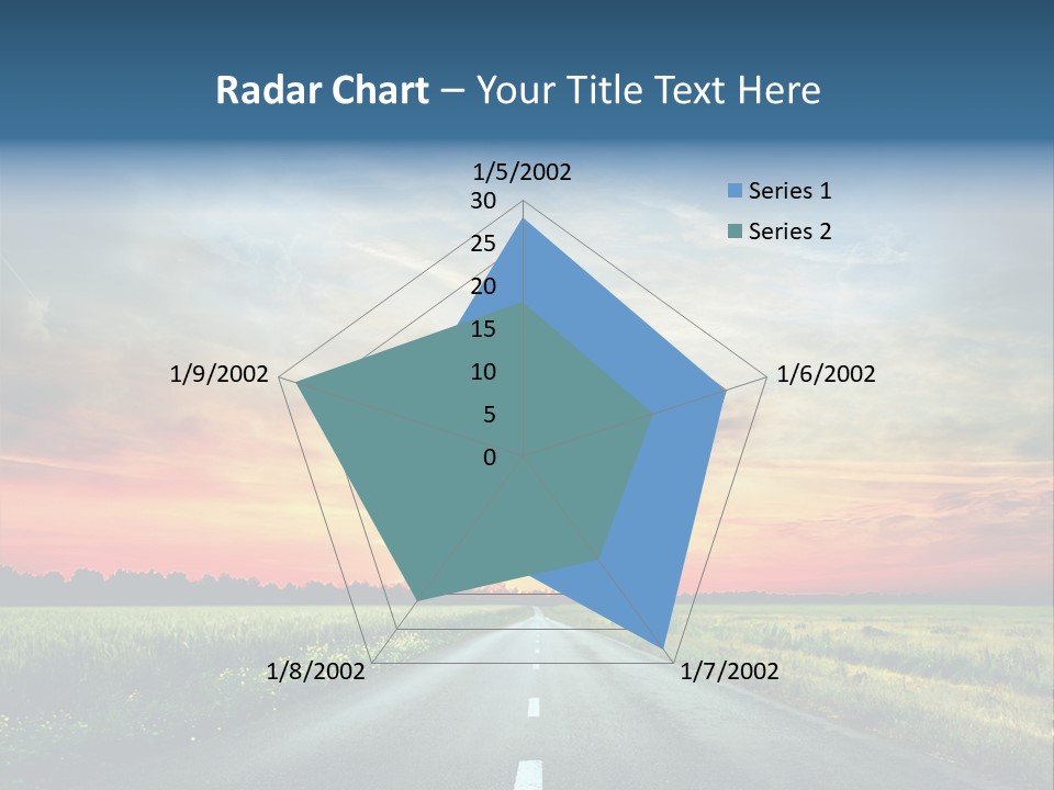 Spring Way Landscape PowerPoint Template