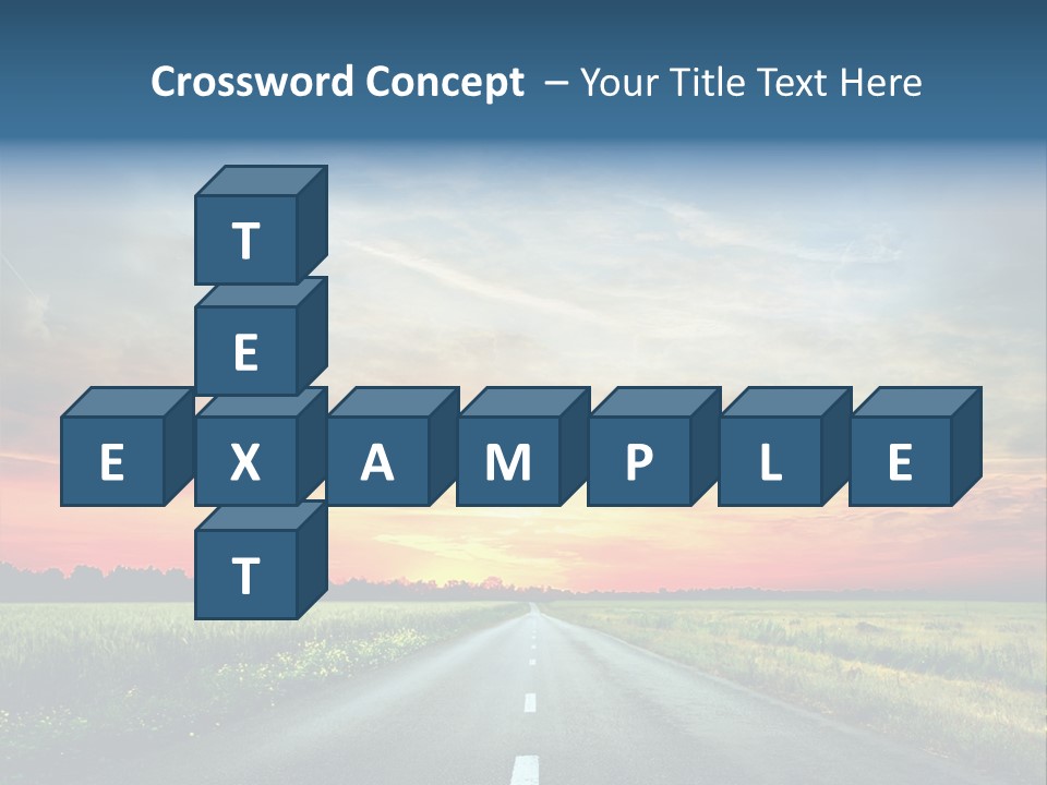 Spring Way Landscape PowerPoint Template