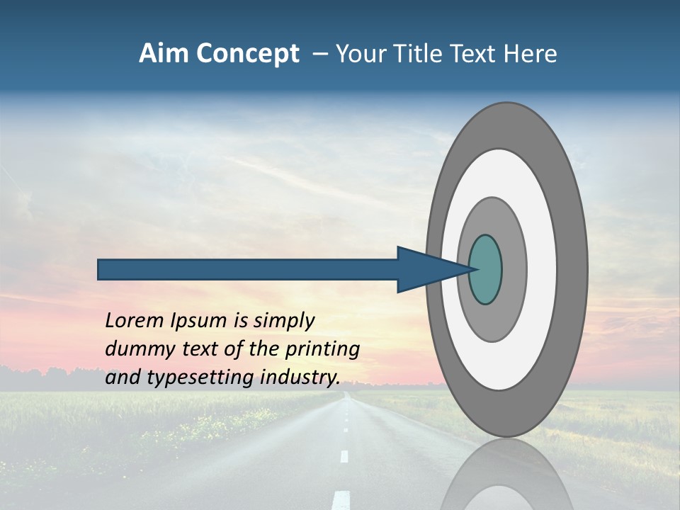 Spring Way Landscape PowerPoint Template