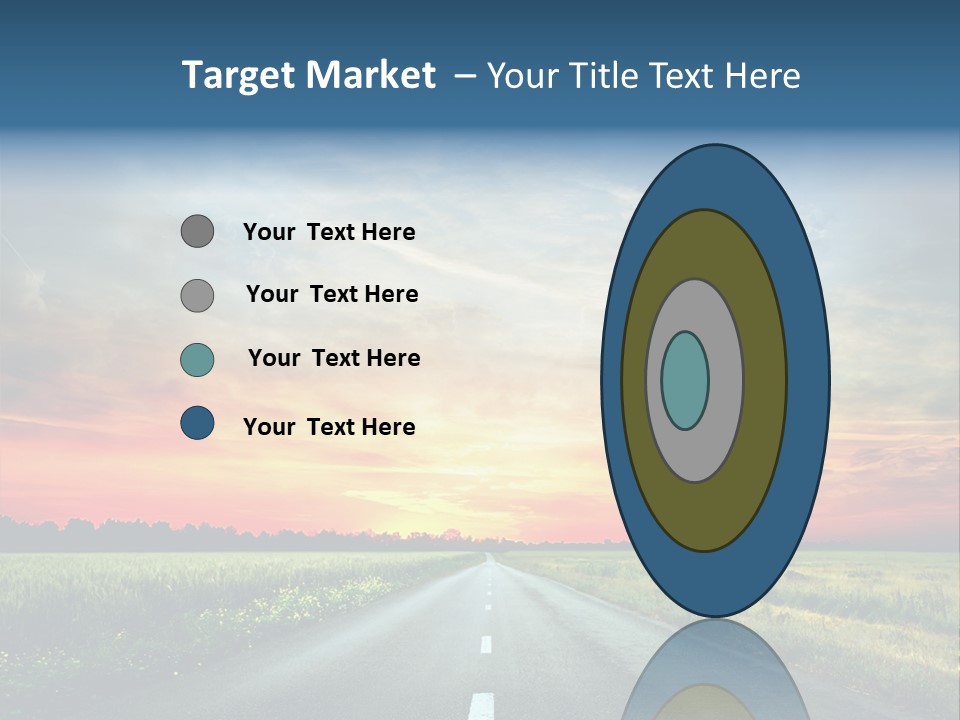 Spring Way Landscape PowerPoint Template