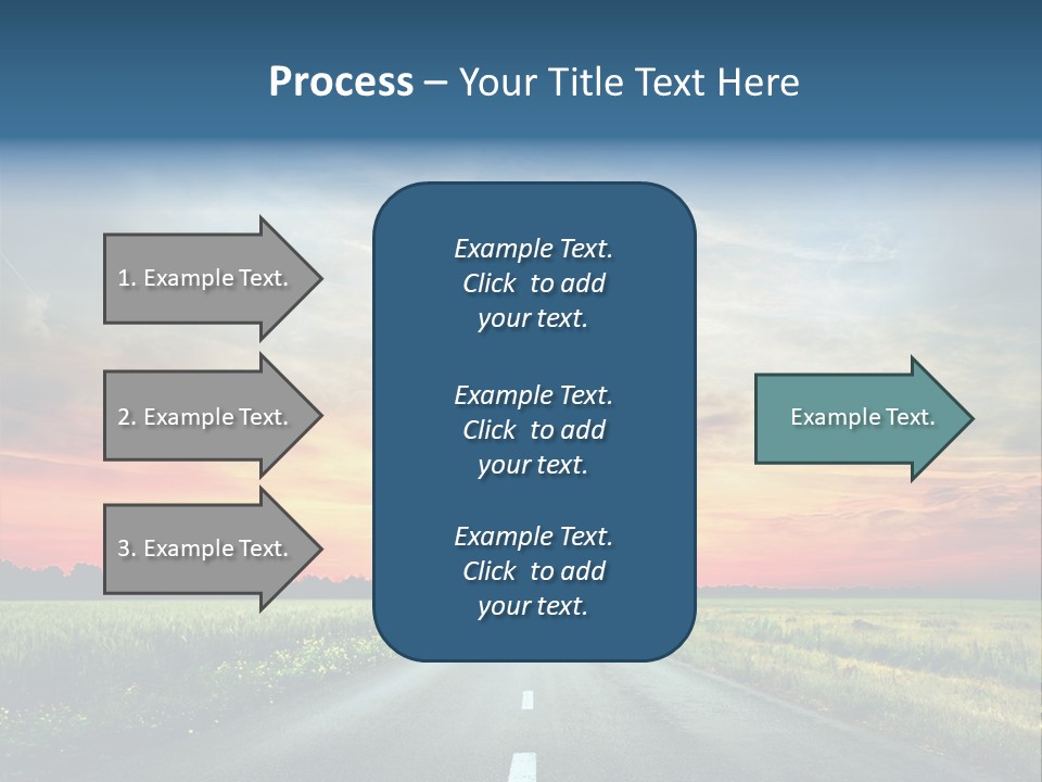 Spring Way Landscape PowerPoint Template