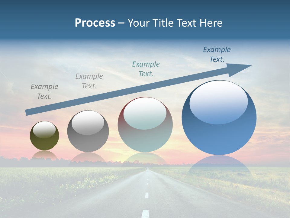 Spring Way Landscape PowerPoint Template