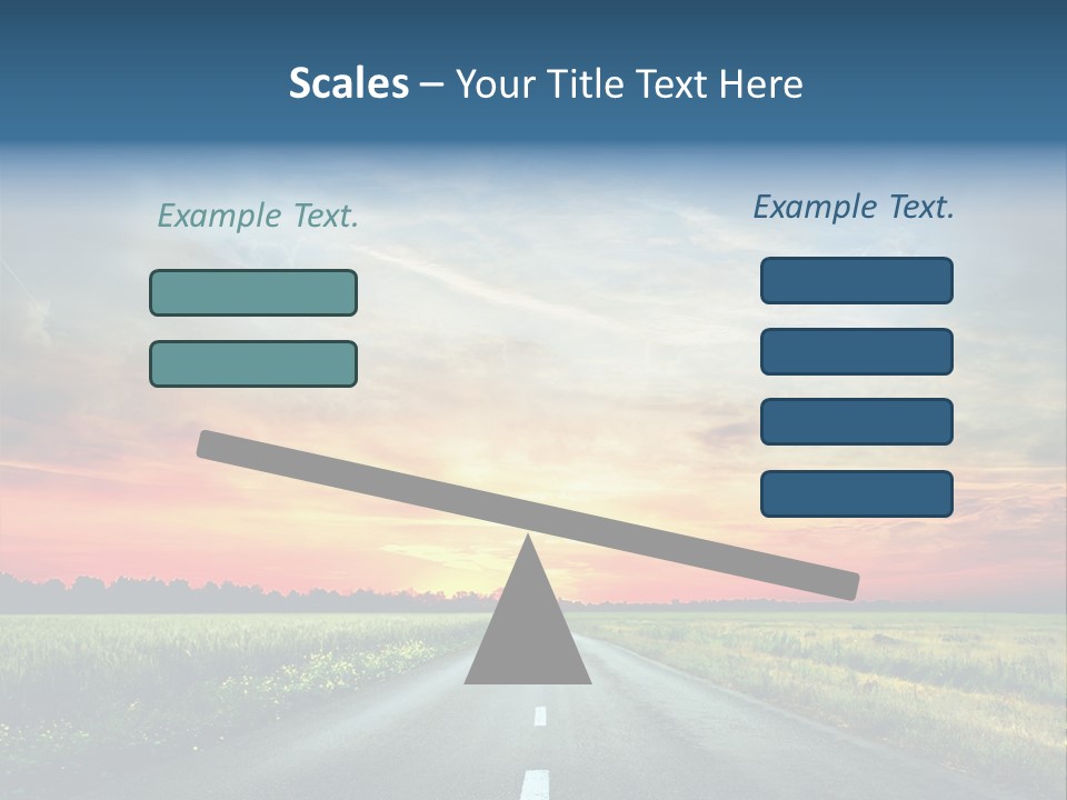 Spring Way Landscape PowerPoint Template