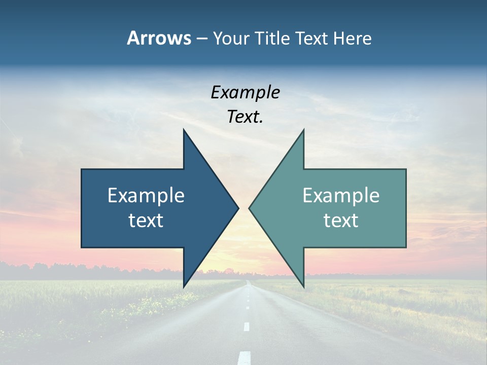 Spring Way Landscape PowerPoint Template
