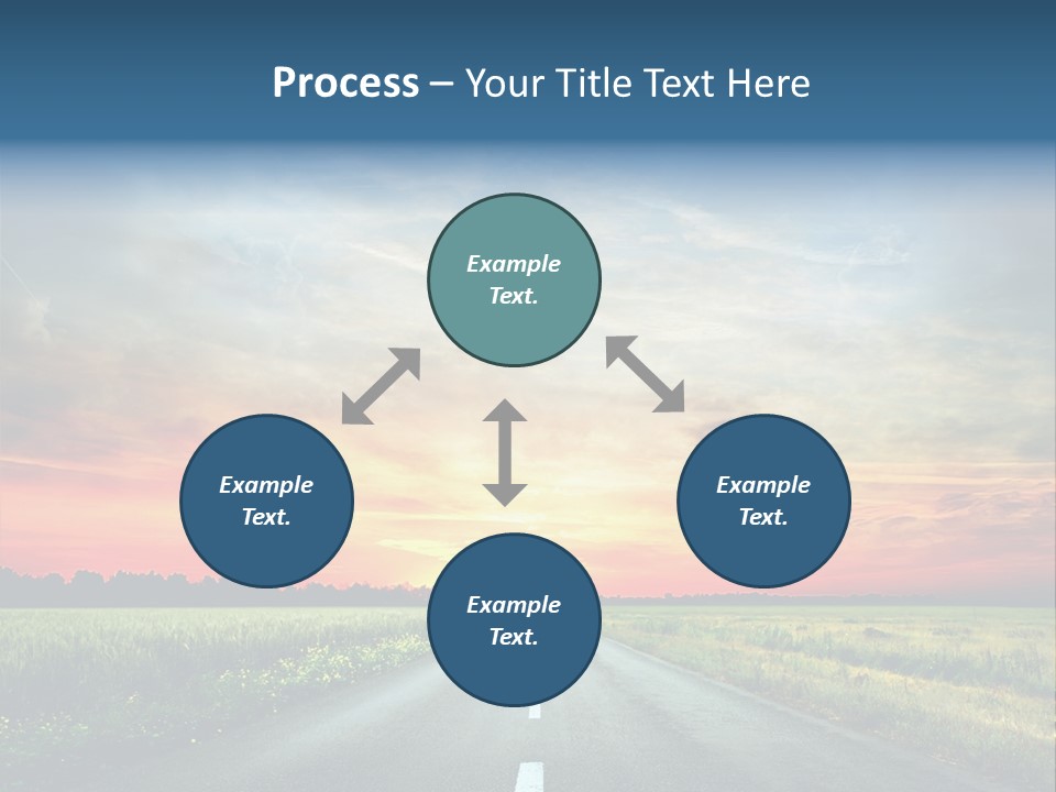Spring Way Landscape PowerPoint Template