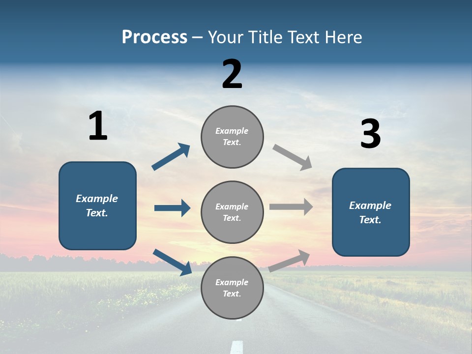 Spring Way Landscape PowerPoint Template