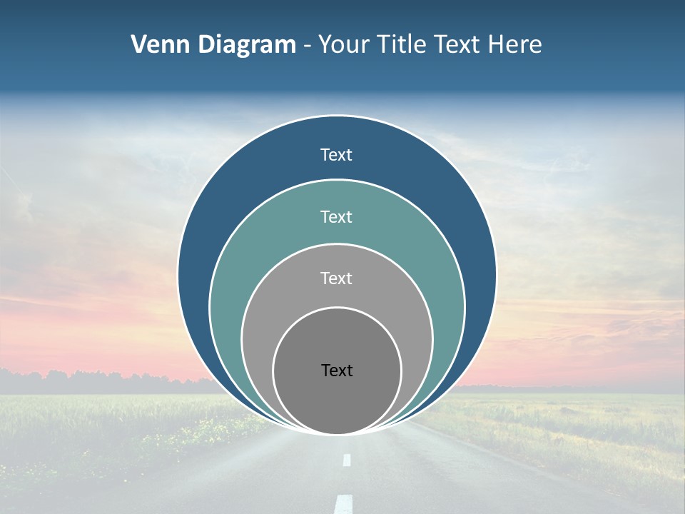 Spring Way Landscape PowerPoint Template