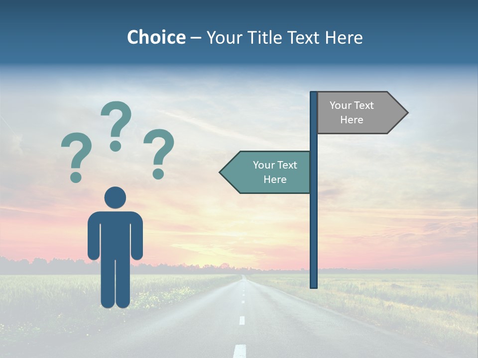 Spring Way Landscape PowerPoint Template