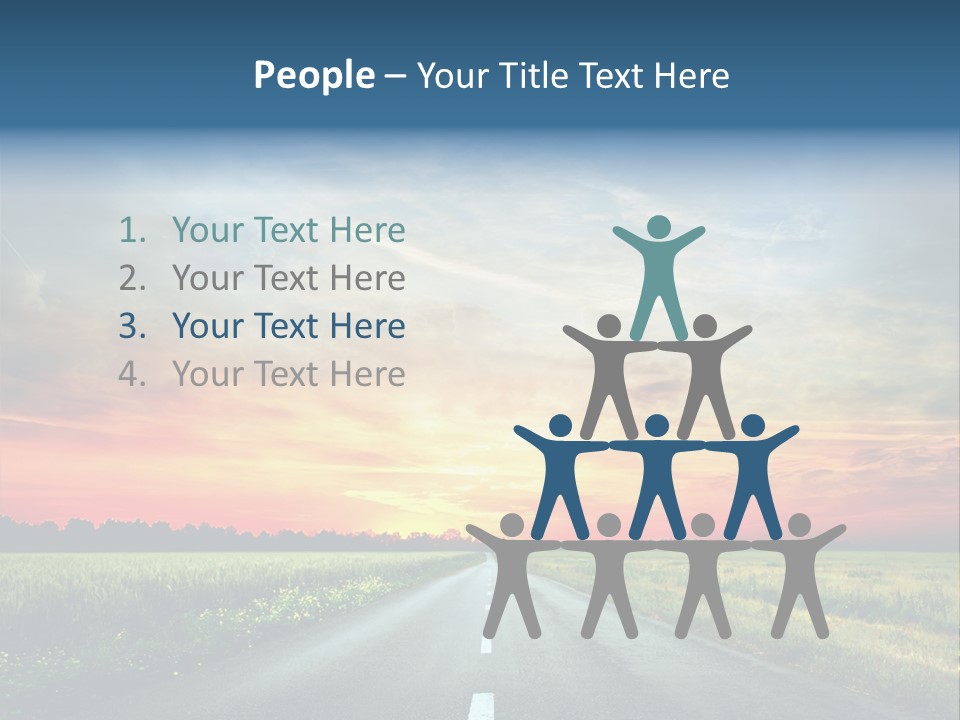 Spring Way Landscape PowerPoint Template