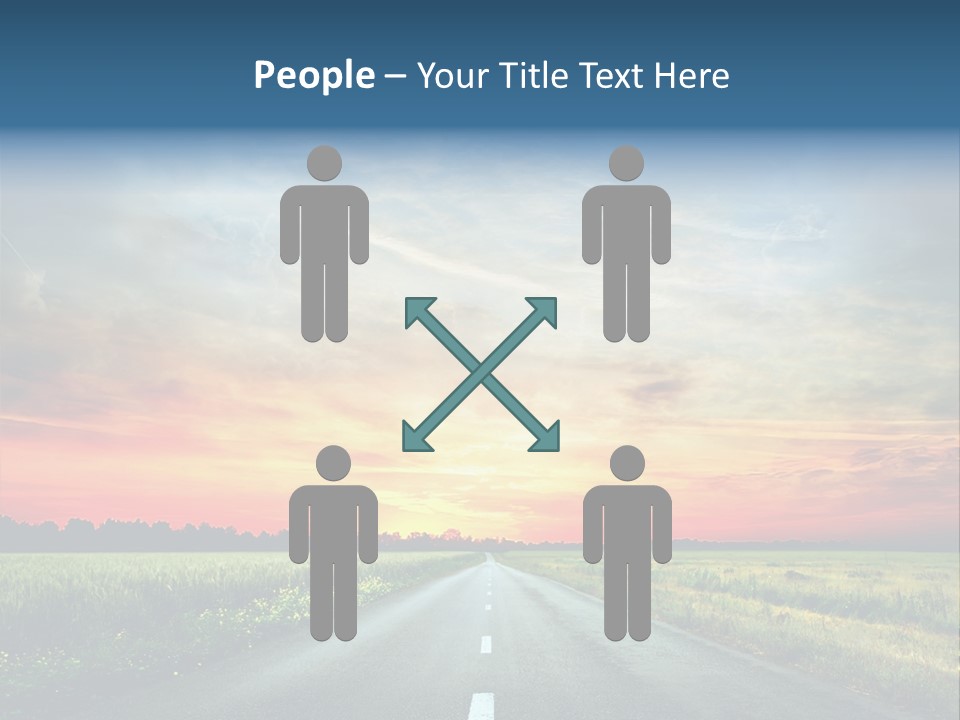 Spring Way Landscape PowerPoint Template