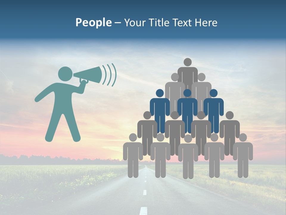 Spring Way Landscape PowerPoint Template