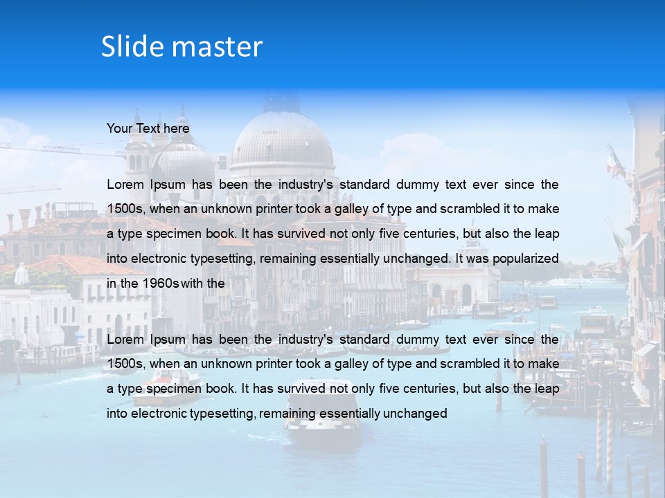 Venezia Venetian Holiday PowerPoint Template