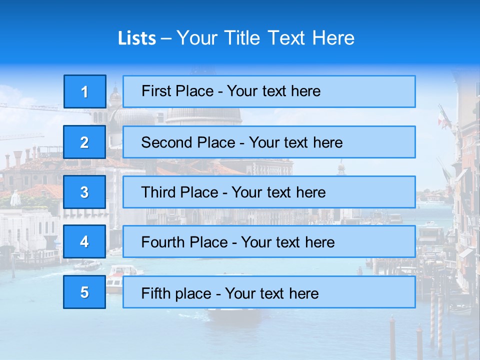 Venezia Venetian Holiday PowerPoint Template