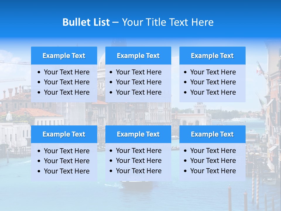 Venezia Venetian Holiday PowerPoint Template