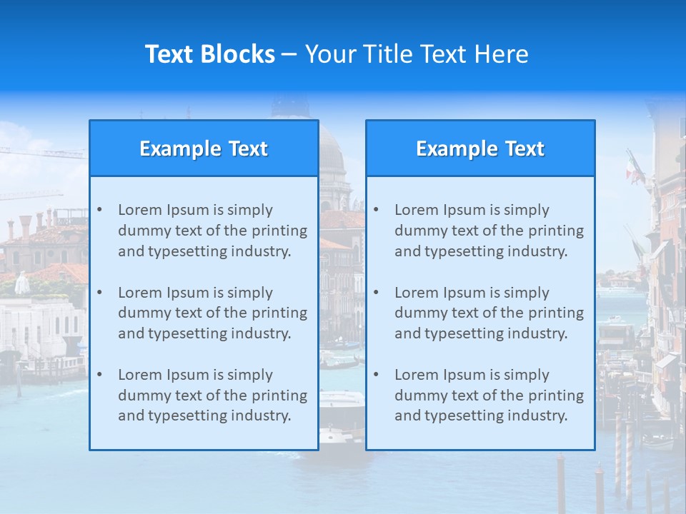Venezia Venetian Holiday PowerPoint Template