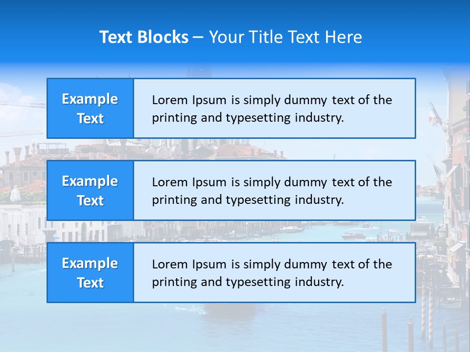 Venezia Venetian Holiday PowerPoint Template