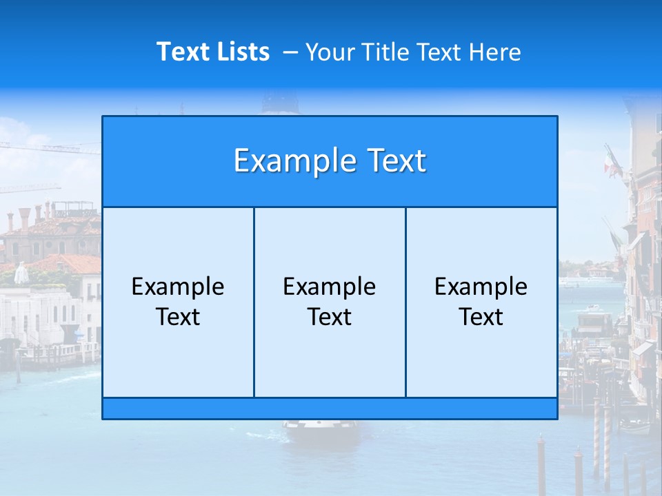 Venezia Venetian Holiday PowerPoint Template