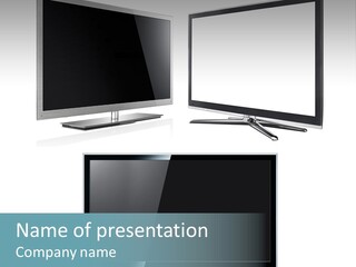 Image Led Display PowerPoint Template