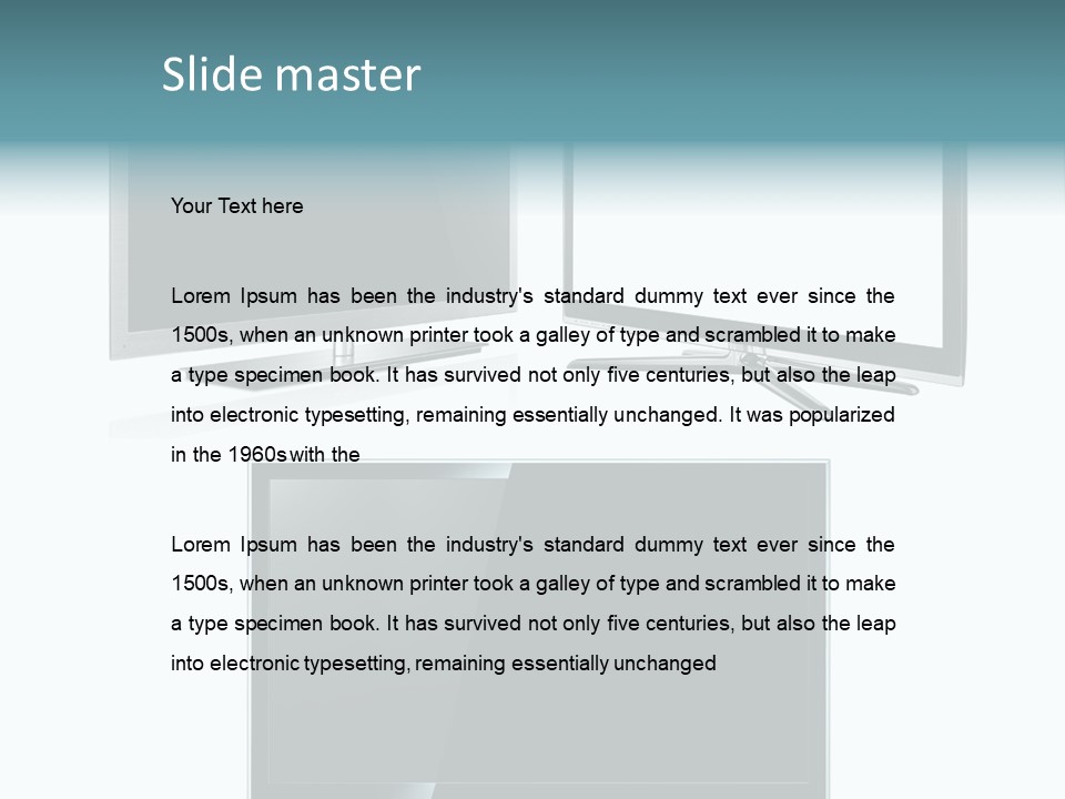 Image Led Display PowerPoint Template