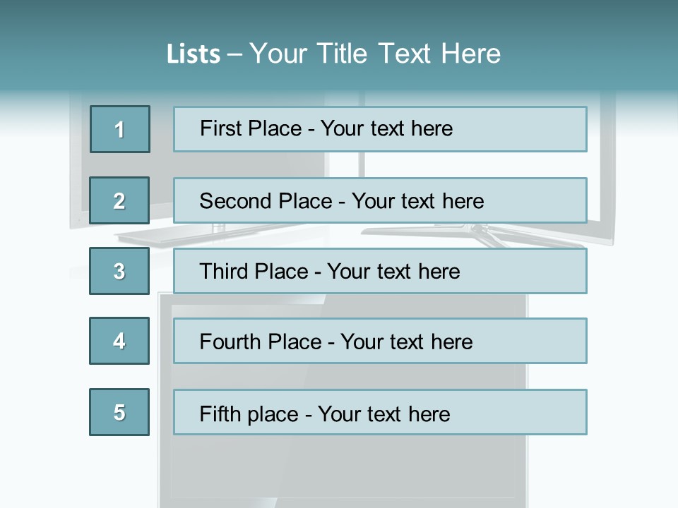 Image Led Display PowerPoint Template
