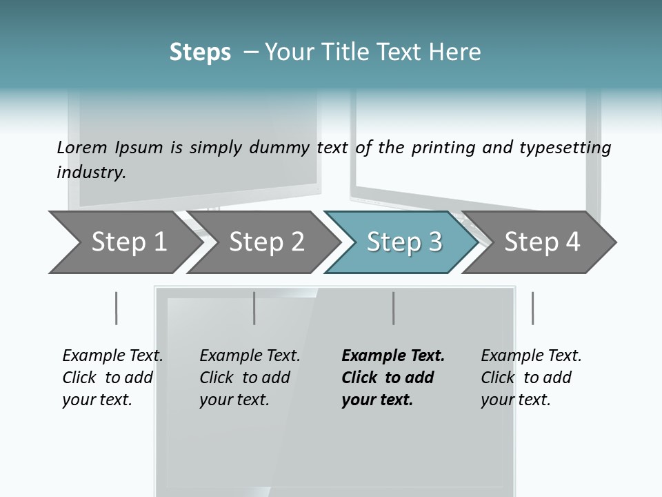 Image Led Display PowerPoint Template