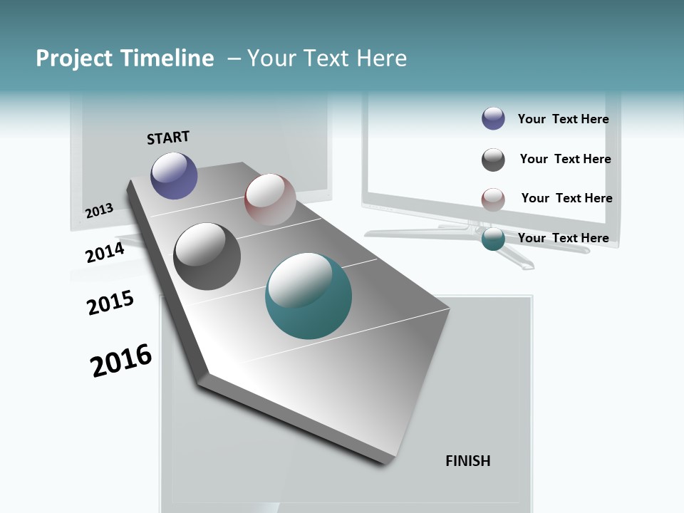Image Led Display PowerPoint Template