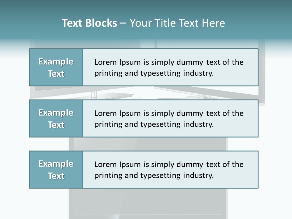 Image Led Display PowerPoint Template