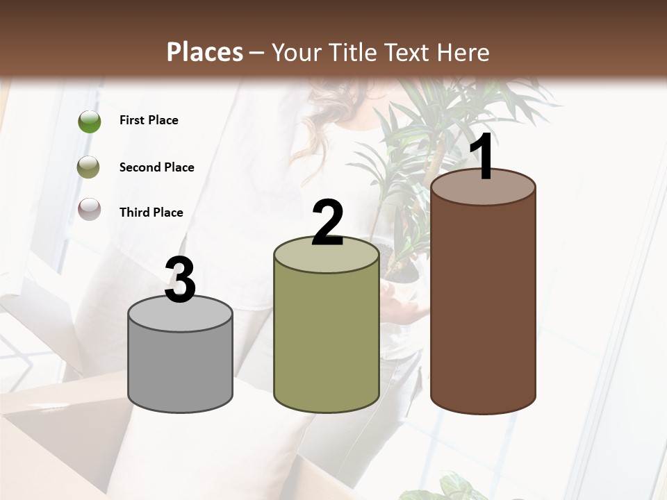 Room Floor Man PowerPoint Template