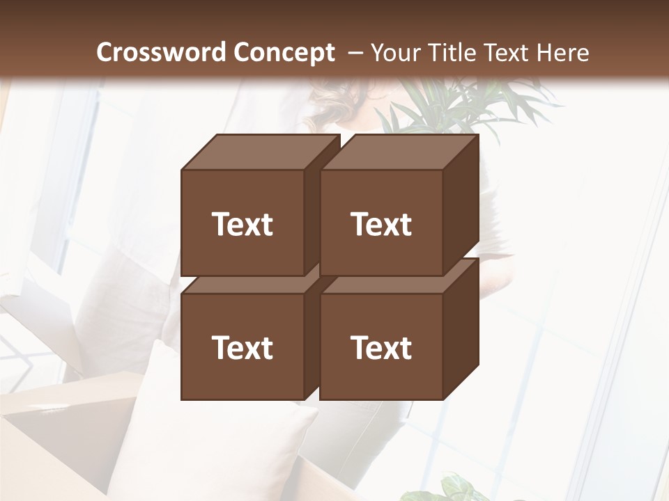 Room Floor Man PowerPoint Template