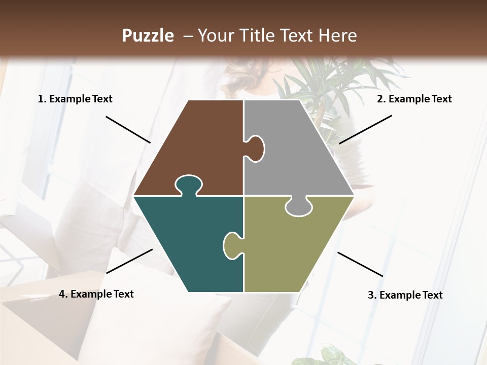 Room Floor Man PowerPoint Template