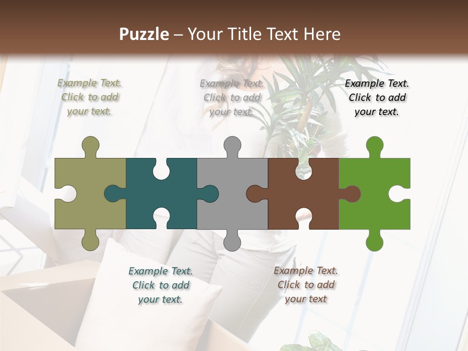 Room Floor Man PowerPoint Template