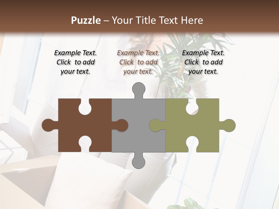 Room Floor Man PowerPoint Template