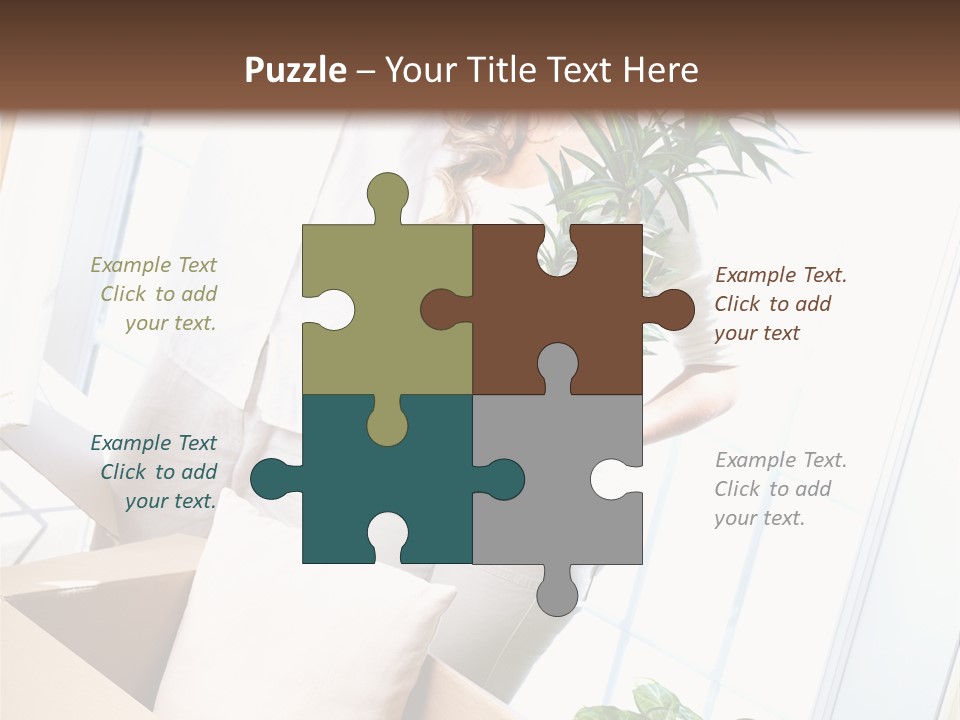 Room Floor Man PowerPoint Template