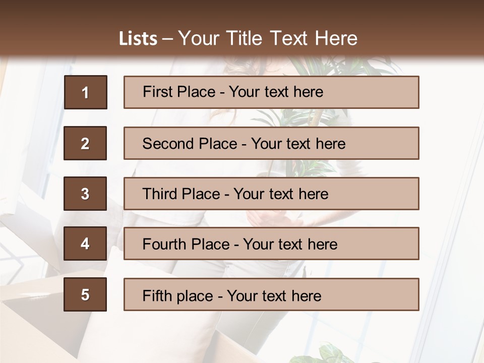 Room Floor Man PowerPoint Template