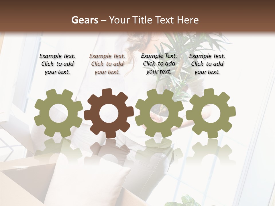 Room Floor Man PowerPoint Template