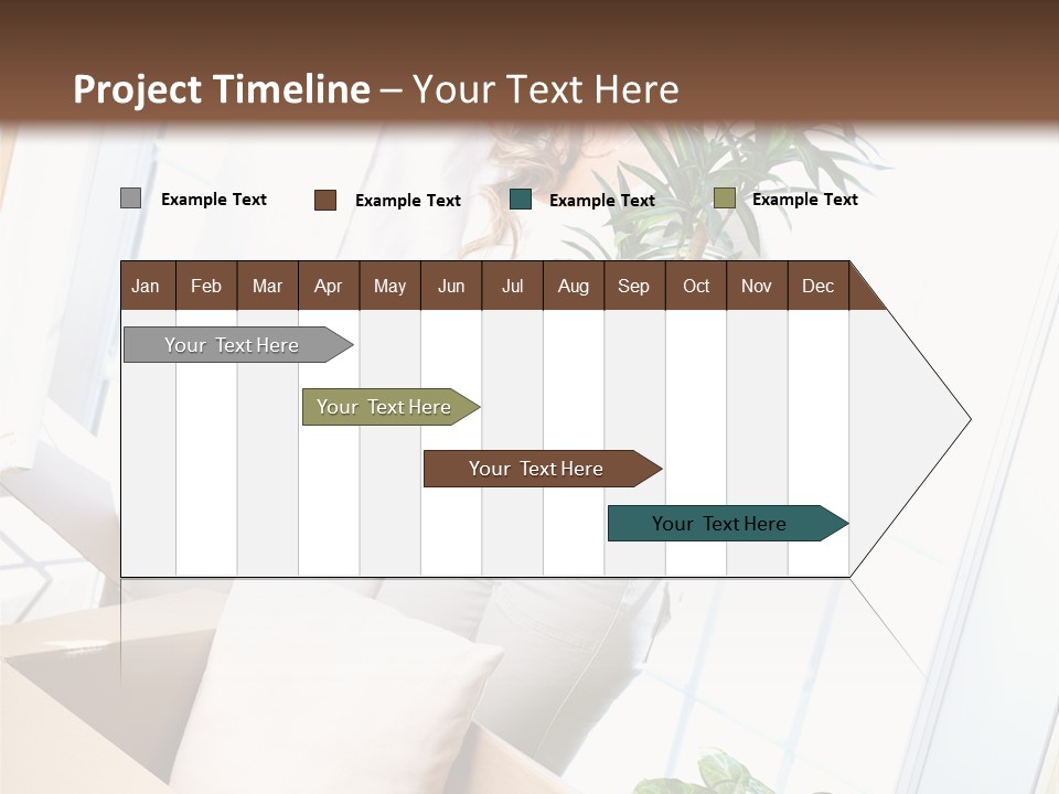 Room Floor Man PowerPoint Template