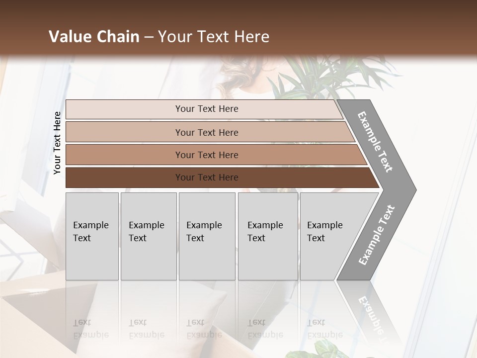 Room Floor Man PowerPoint Template