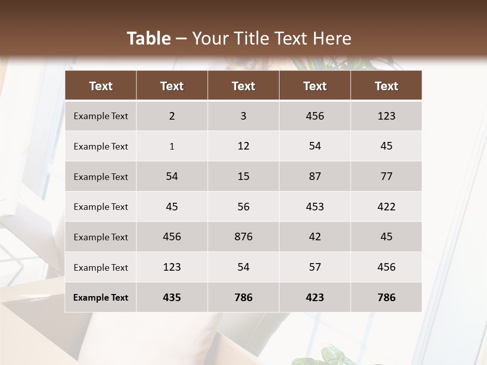 Room Floor Man PowerPoint Template