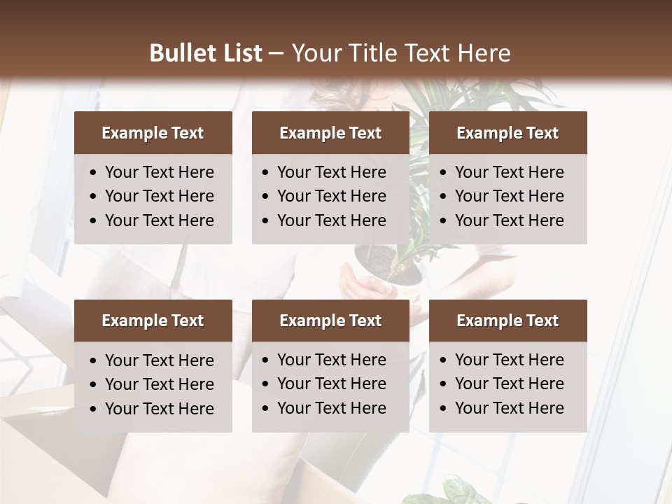 Room Floor Man PowerPoint Template